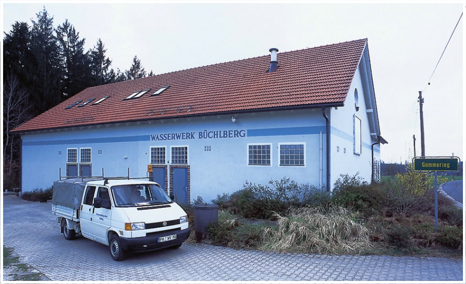 Das Wasserwerk in Büchlberg, Gummering